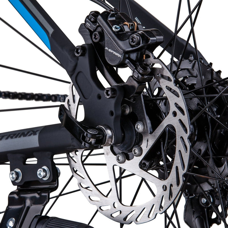 Trinx M600 Mountain Bike 24 Speed MTB Bicycle 17 Inches Frame Blue - danozdirect