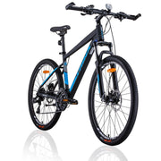 Trinx M600 Mountain Bike 24 Speed MTB Bicycle 17 Inches Frame Blue - danozdirect