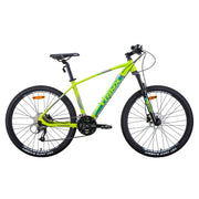 Trinx X1 MTB Mountain Bike Shimano Altus M370 27 Speed 17 Inches Frame Yellow/Grey Green - danozdirect