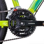 Trinx X1 MTB Mountain Bike Shimano Altus M370 27 Speed 17 Inches Frame Yellow/Grey Green - danozdirect
