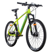 Trinx X1 MTB Mountain Bike Shimano Altus M370 27 Speed 17 Inches Frame Yellow/Grey Green - danozdirect