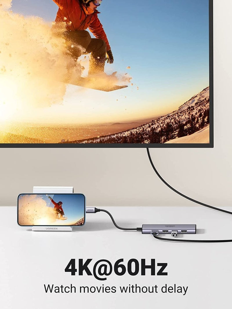 UGREEN 60383 Premium 6 - in - 1 USB - C Hub - danozdirect