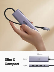 UGREEN 60383 Premium 6 - in - 1 USB - C Hub - danozdirect