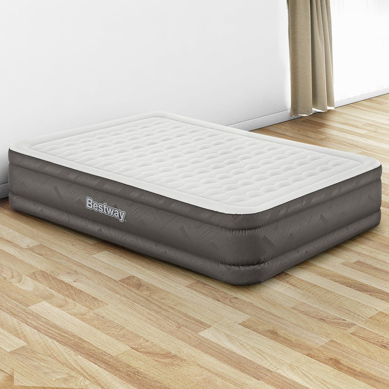 Ultimate comfort and convenience with Danoz Direct Bestway Air Mattress! Designed with a queen size and a height of 46cm - danozdirect