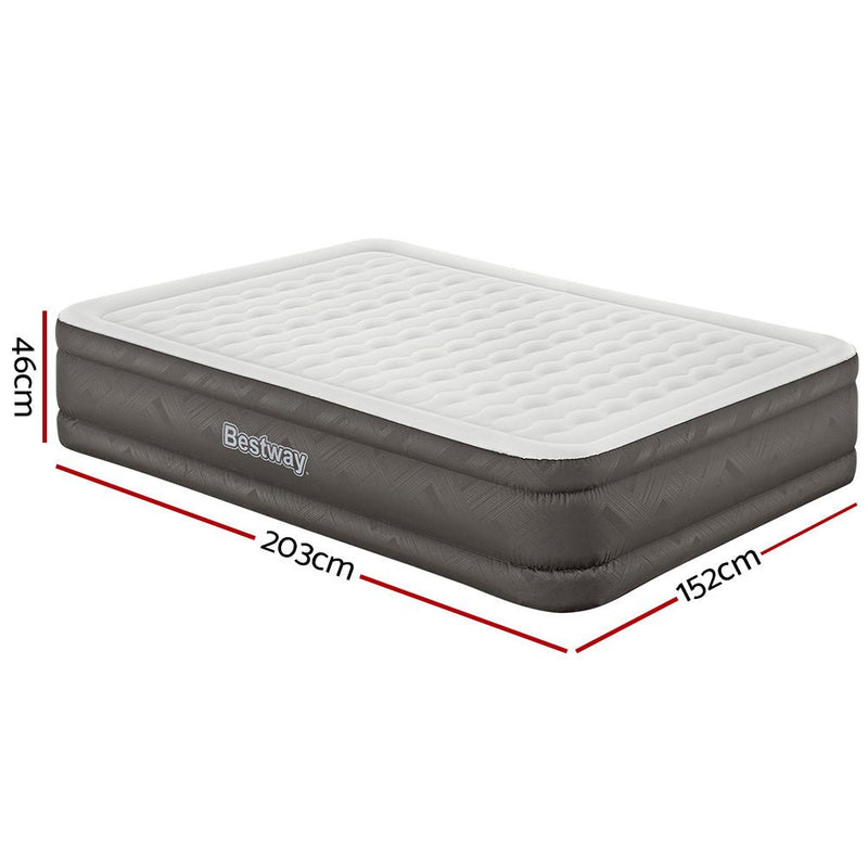 Ultimate comfort and convenience with Danoz Direct Bestway Air Mattress! Designed with a queen size and a height of 46cm - danozdirect