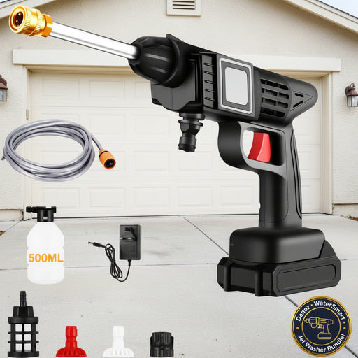 Ultimate convenience and power with Danoz Jet WaterBlast - 88V Cordless Electric High Pressure Washer! Incl. 2 Batteries. - danozdirect