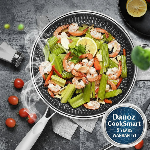 Ultimate cooking experience with Danoz CookSmart - Honeycomb(TM) Cookware Range - Super New Non - Stick! - danozdirect