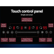 Ultimate cooking with Danoz Direct - Devanti Induction Cooktop 90cm Electric Cooker. This high - tech cooker utilizes induction technology - danozdirect
