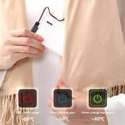 Ultimate warmth with Danoz USB Smart HotScarf, a versatile heating scarf designed for both women and men. - danozdirect