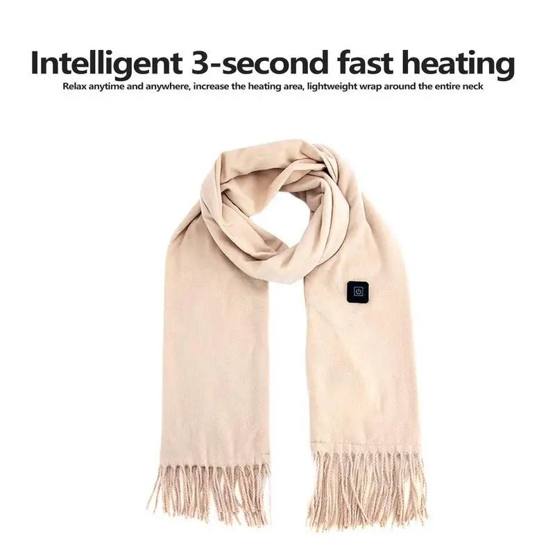 Ultimate warmth with Danoz USB Smart HotScarf, a versatile heating scarf designed for both women and men. - danozdirect
