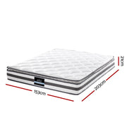 Upgrade your sleep with Danoz Direct Giselle Bedding 21cm Mattress Pillow Top Queen. Experience ultimate comfort and support - danozdirect