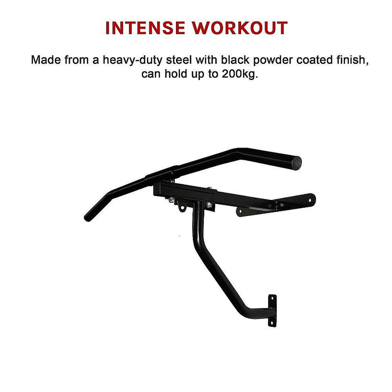 Wall Chin Up Pull Up Bar Punching Bag SpeedBall Station - danozdirect