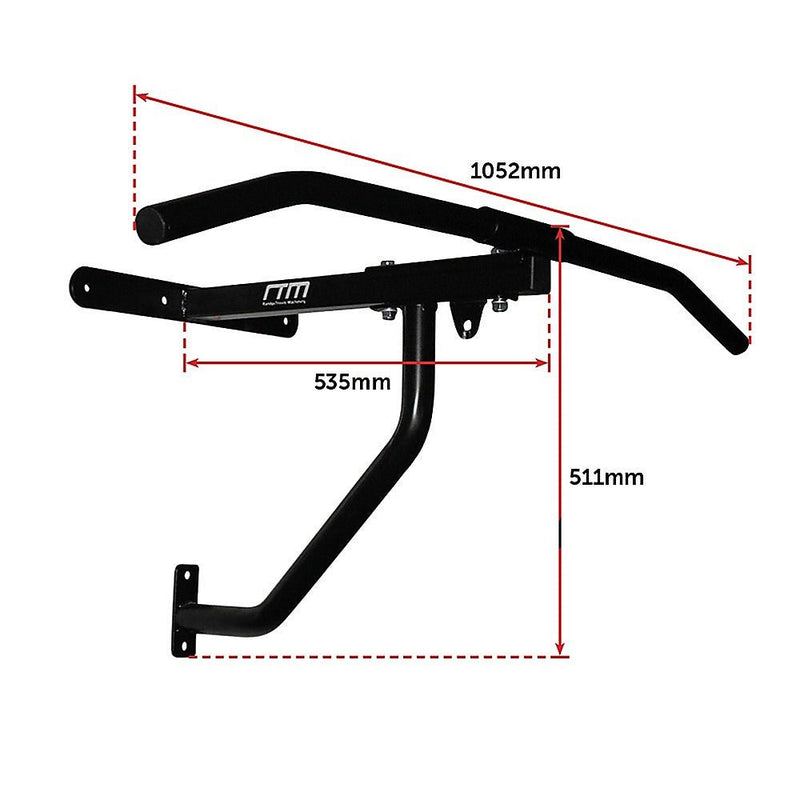 Wall Chin Up Pull Up Bar Punching Bag SpeedBall Station - danozdirect