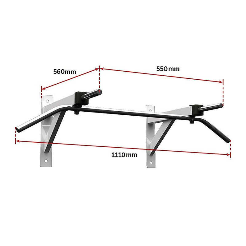 Wall Mounted Chin Up Bar Pull Up - danozdirect
