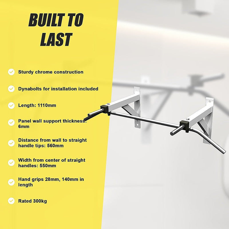 Wall Mounted Chin Up Bar Pull Up - danozdirect