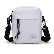 White Mini Streetwear Oxford Cloth Crossbody Bag - Ultra - Light (200g) Fashion Sling Pack, Fits 8 - inch Tablet - danozdirect