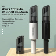 Wireless Charge 6000Pa Suction Powerful Portable Car Vacuum Cleaner Home Duster(Black) - danozdirect