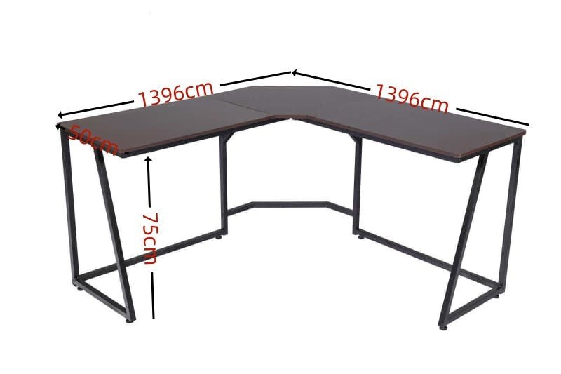 YES4HOMES Corner Computer Desk, Sturdy Home Office Gaming Desk for Laptop, Writing Table, Multipurpose Workstation - danozdirect