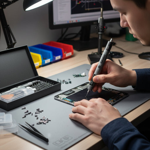 Your DIY sidekick: Danoz DIY 50 - in - 1 Precision Electric Screwdriver Set! USB Charging, With 48 magnetic Phillips and Torx bits - danozdirect