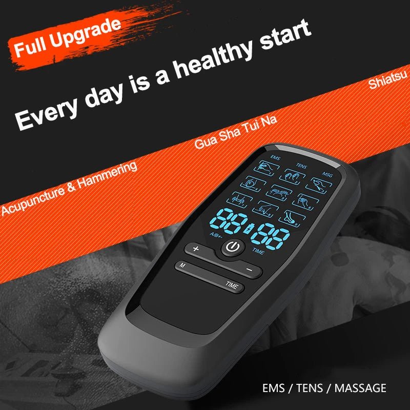 Zap away tension and kick - start your muscles with Danoz EMS! This electric EMS device combines physiotherapy, TENS, and acupuncture vibes to deliver digital therapy and body slimming in one sleek machine. - danozdirect