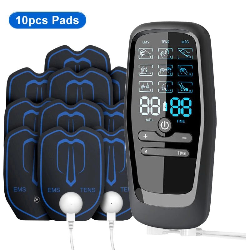 Zap away tension and kick - start your muscles with Danoz EMS! This electric EMS device combines physiotherapy, TENS, and acupuncture vibes to deliver digital therapy and body slimming in one sleek machine. - danozdirect