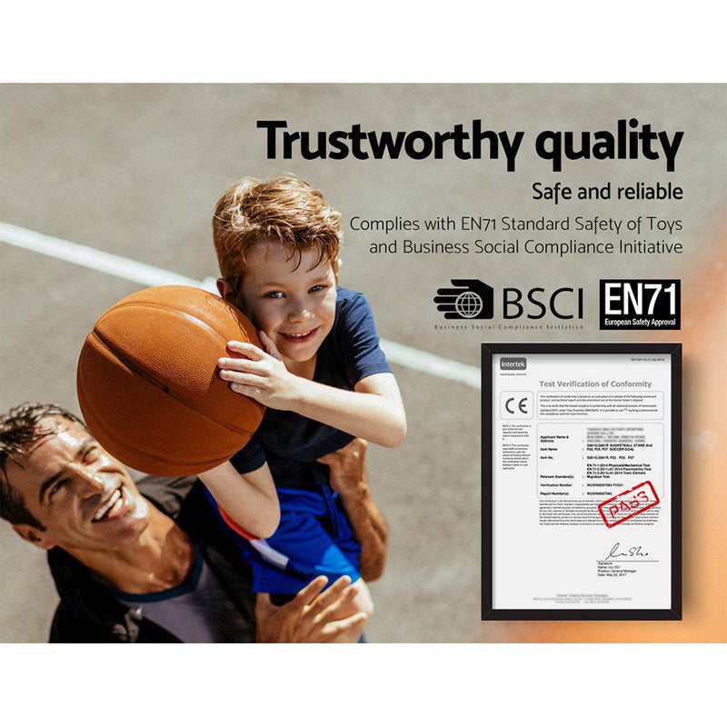 Elevate your basketball game with Danoz Direct - 2.1M Adjustable Portable Basketball Stand Hoop System Rim.