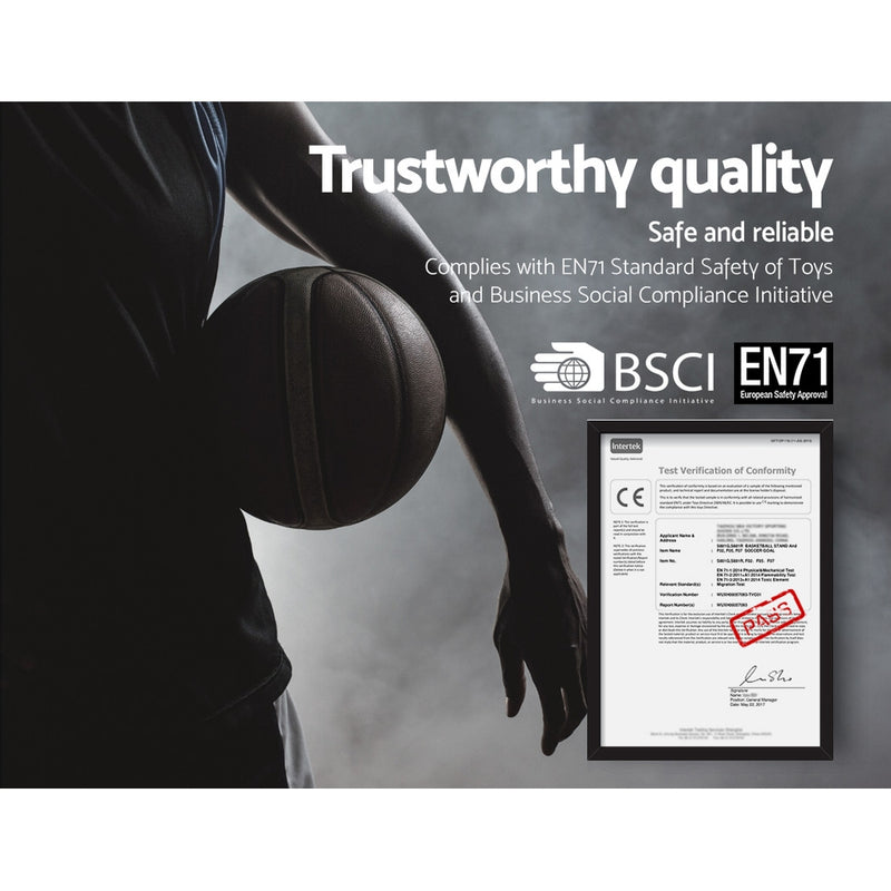 Danoz Direct - Everfit 3.05M Basketball Hoop Stand System Adjustable Height Portable Pro Blue