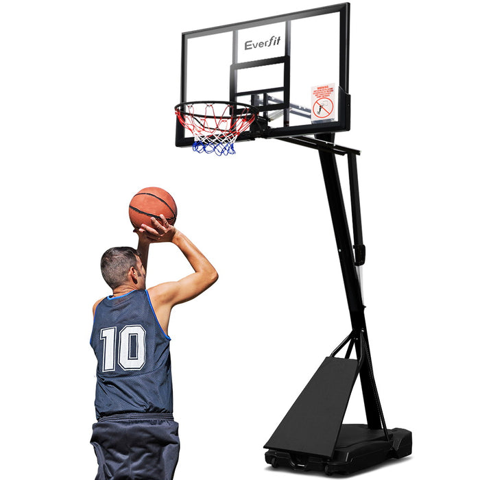 Danoz Direct - Pro Portable Basketball Stand System Ring Hoop Net Height Adjustable 3.05M