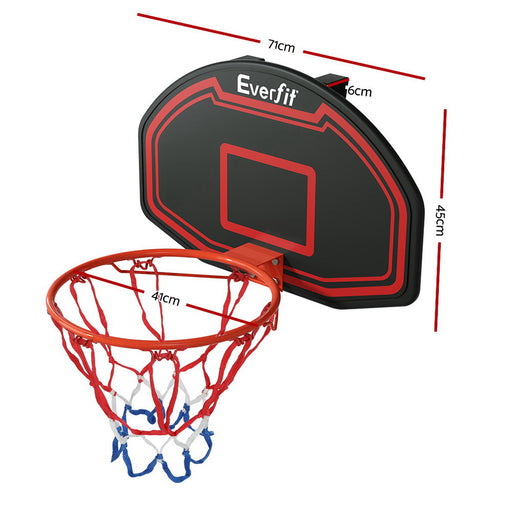 Danoz Direct -  Basketball Hoop Door Wall Mounted Kids Sports Backboard Indoor Outdoor