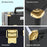 Danoz Direct - Embellir Portable Cosmetic Beauty Makeup Case - Black & Gold