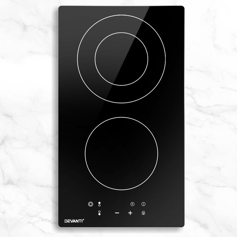 Danoz Kitchen 🧑‍🍳🥘 Devanti Electric Ceramic Cooktop 30cm! Compact cooktop offers fast and efficient cooking powerful ceramic heating elements
