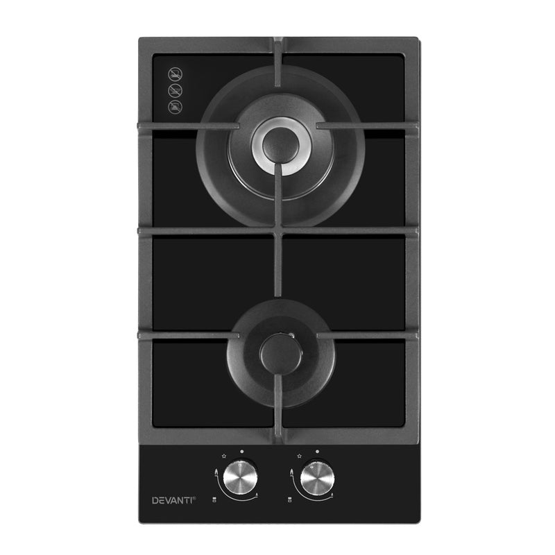 Danoz Kitchen 🧑‍🍳🥘Explore convenience and efficiency of Devanti Gas Cooktop! This 2 burner cooktop is perfect for smaller kitchens and campers