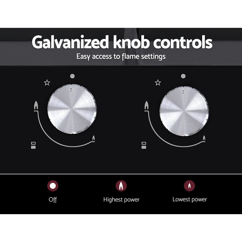 Danoz Kitchen 🧑‍🍳🥘Explore convenience and efficiency of Devanti Gas Cooktop! This 2 burner cooktop is perfect for smaller kitchens and campers