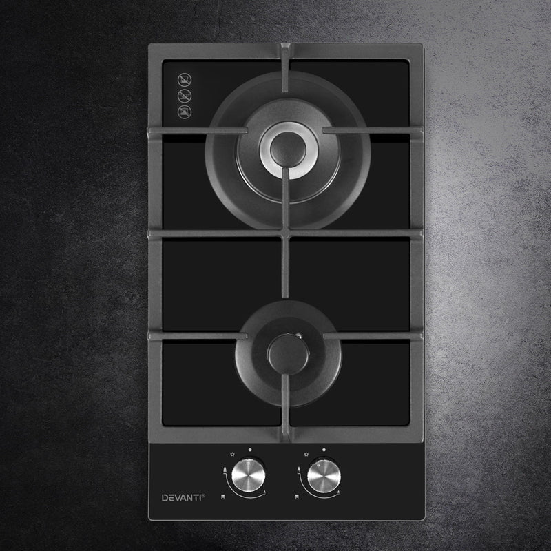 Danoz Kitchen 🧑‍🍳🥘Explore convenience and efficiency of Devanti Gas Cooktop! This 2 burner cooktop is perfect for smaller kitchens and campers
