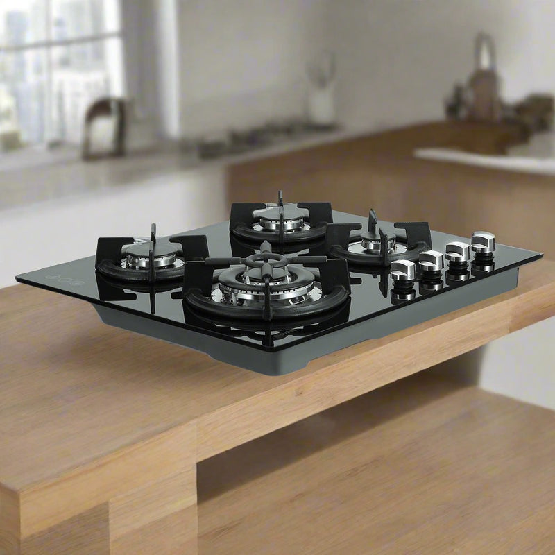 Upgrade your cooking experience with Danoz Direct - Devanti Gas Cooktop 60cm 4 Burner Black! Perfect for any kitchen