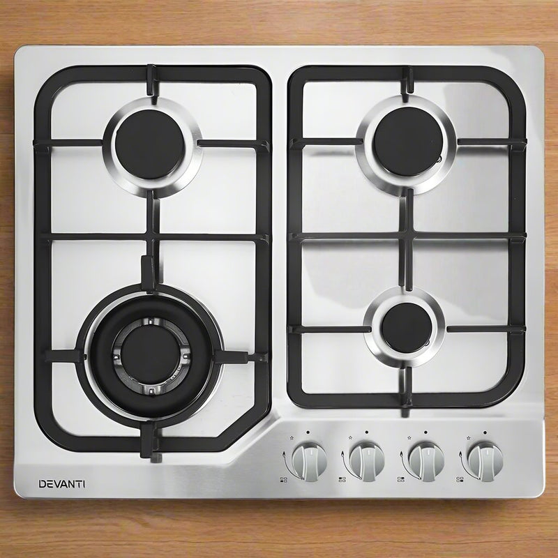 Transform your cooking experience with Danoz Kitchen 🧑‍🍳🥘 Devanti Gas Cooktop! Boasting 60cm of cooking space and 4 powerful burners
