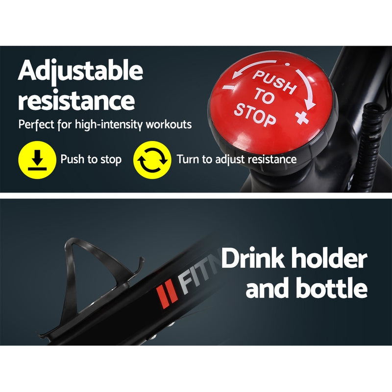 Discover Ultimate fitness machine with Danoz Direct's Everfit Spin Bike! Experience the benefits of an intense full-body workout