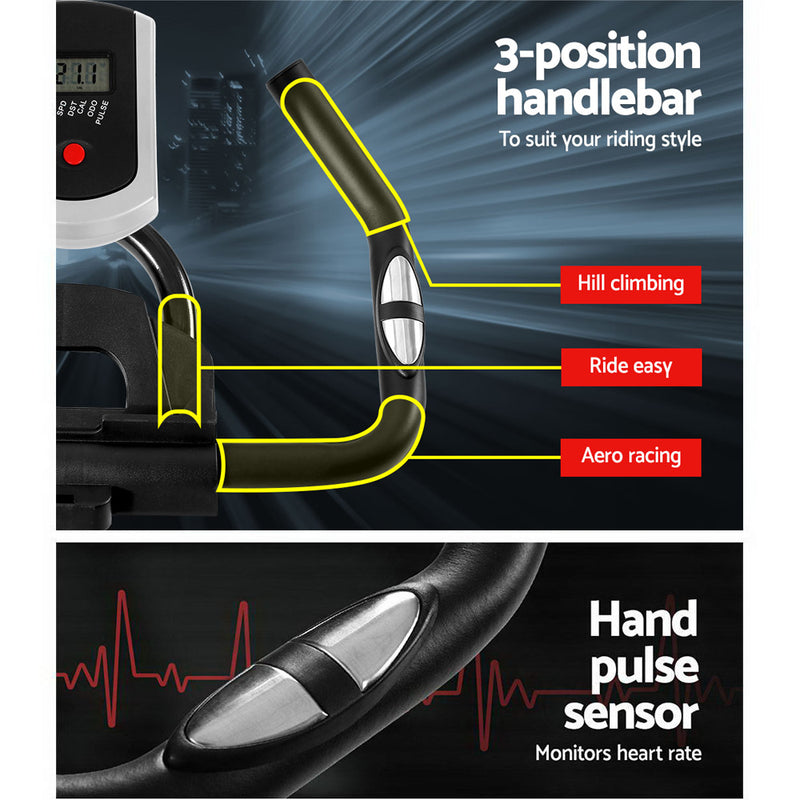 Indulge in the luxury of at-home cycling with the Danoz Direct - Everfit Spin Bike