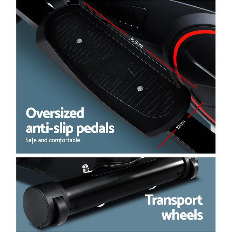 Danoz Direct - Everfit Exercise Bike Elliptical Cross Trainer Home Gym Fitness Machine LCD