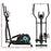 Danoz Direct - Everfit Exercise Bike Elliptical Cross Trainer Home Gym Fitness Machine Magnetic
