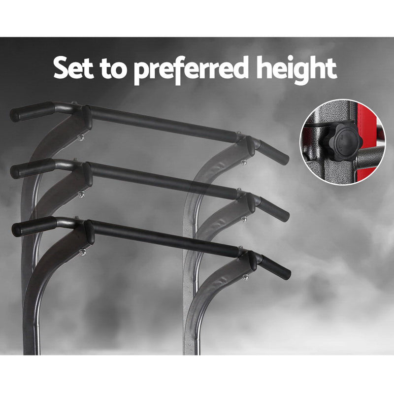 Transform your home Gym with Danoz Direct - Everfit Weight Bench Chin Up Tower! With a 200kg capacity