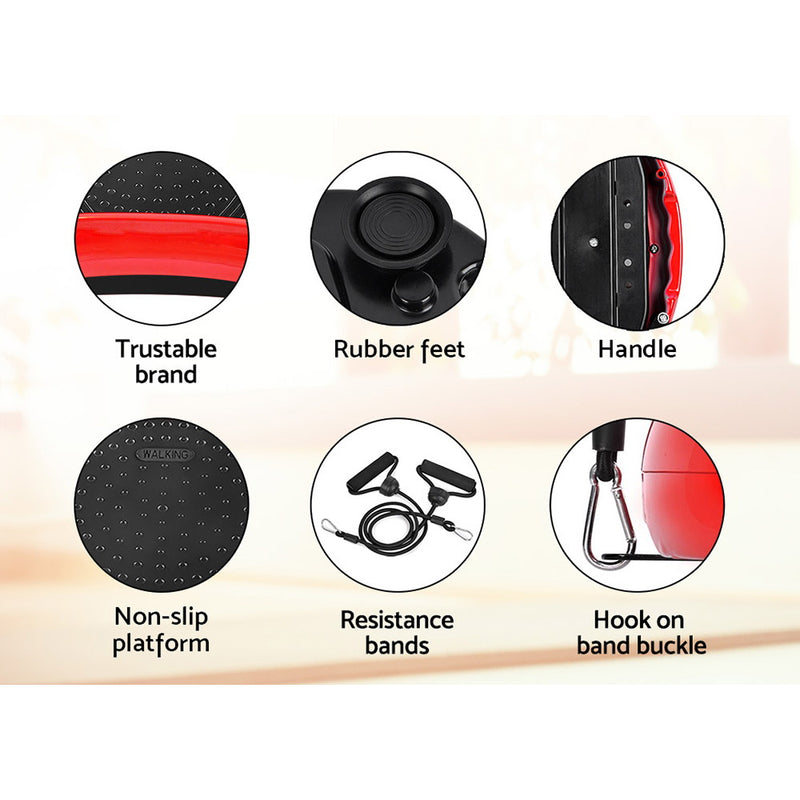 Intensify your at-home workouts with Danoz Direct's Everfit Vibration Machine. With its platform vibration and resistance rope