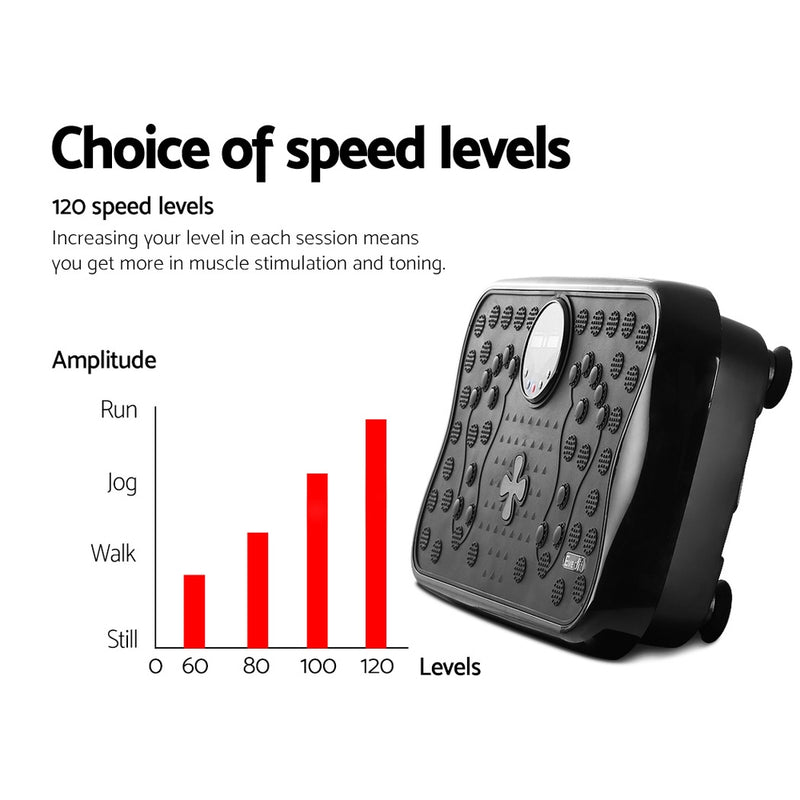 Full body workout with Danoz Direct's Everfit Vibration Machine Platform + Free ropes