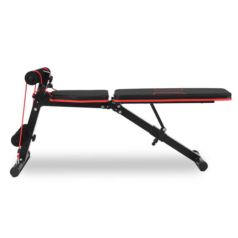Danoz Direct - Everfit Weight Bench Adjustable FID Bench Press Home Gym 150kg Capacity
