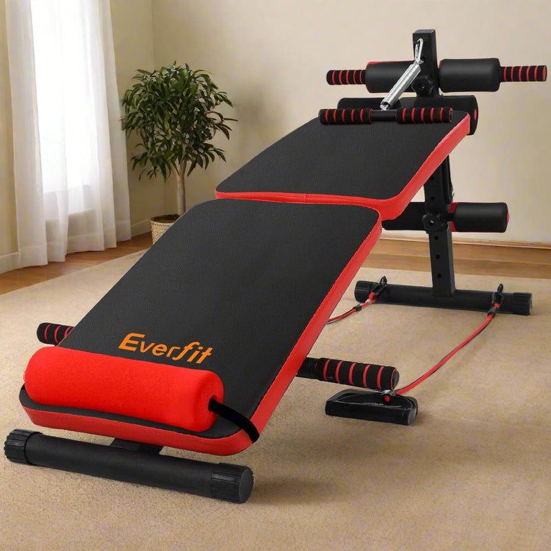 Danoz Fitness - Everfit Weight Bench Sit Up Bench Press Foldable Home Gym - Incl. Delivery