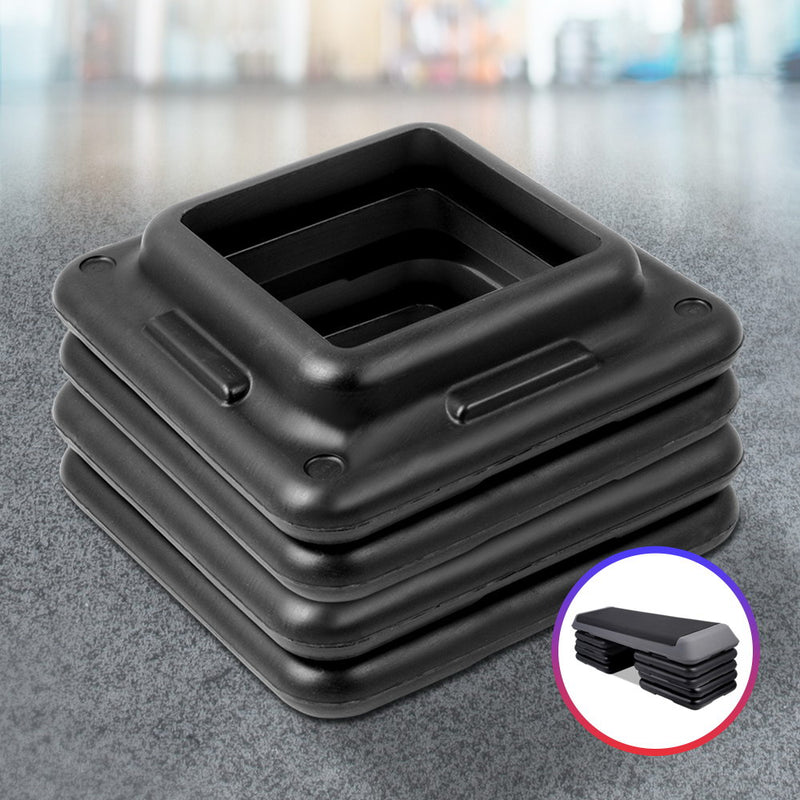 Danoz Fitness - Everfit 4X Aerobic Step Riser Exercise Stepper Block Gym Home Fitness - Incl. Postage