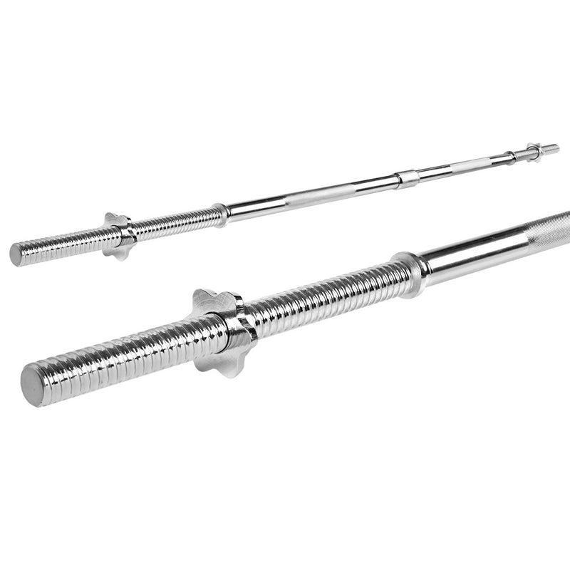 Danoz Direct -  5.5FT Barbell Bar Steel Fitness Exercise Weight Press Gym Home 168CM