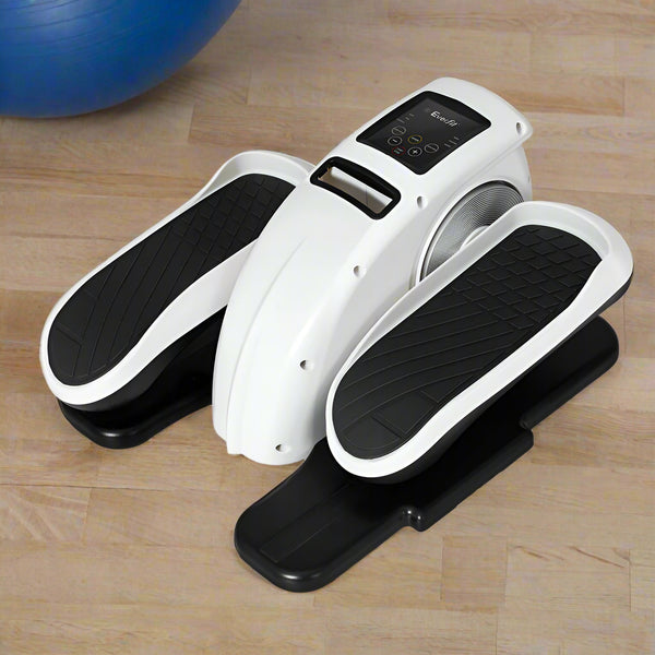 Danoz Direct - Electric Pedal Mini Exercise Bike Cross Trainer 50W White - Free Postage