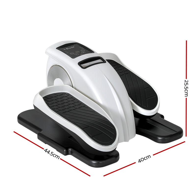 Danoz Direct - Electric Pedal Mini Exercise Bike Cross Trainer 50W White - Free Postage