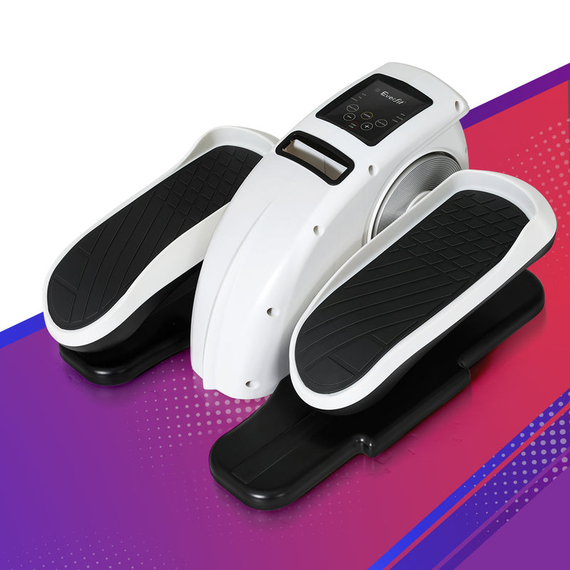 Danoz Direct - Electric Pedal Mini Exercise Bike Cross Trainer 50W White - Free Postage